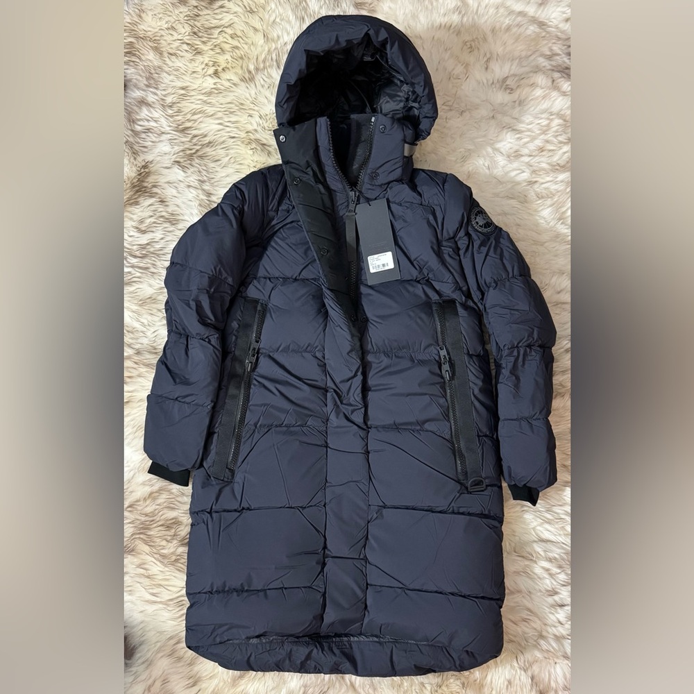 CANADA GOOSE Women Byward "Black Label" Down Parka 2610LB Navy Marine Size M